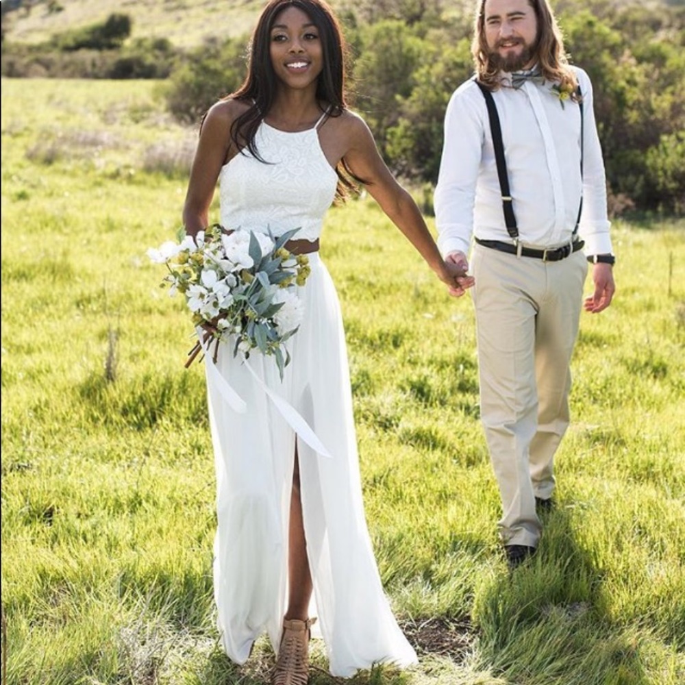 Lulu Two piece Wedding Gown